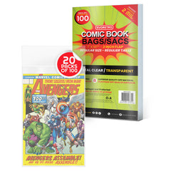 Regular Comic Book Bags Comics - 2 MIL-8