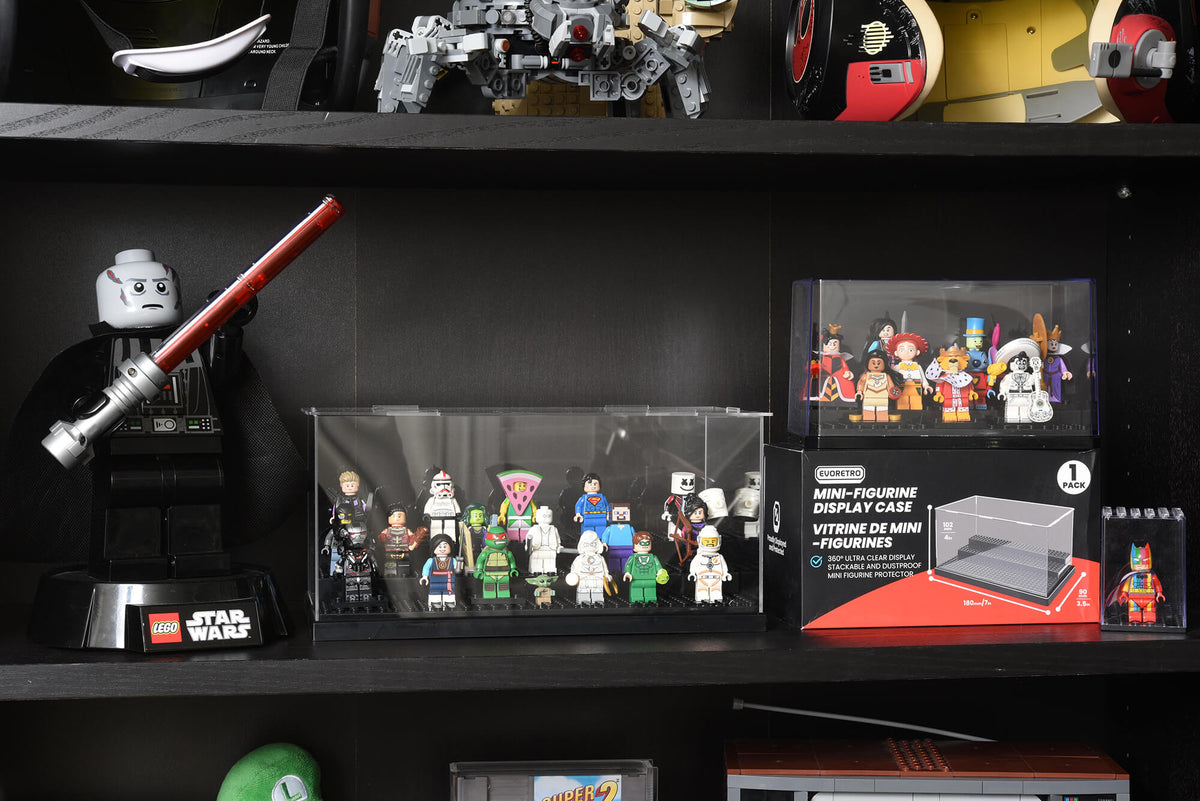 Lego Mini-figurine EVORETRO Display Case-7