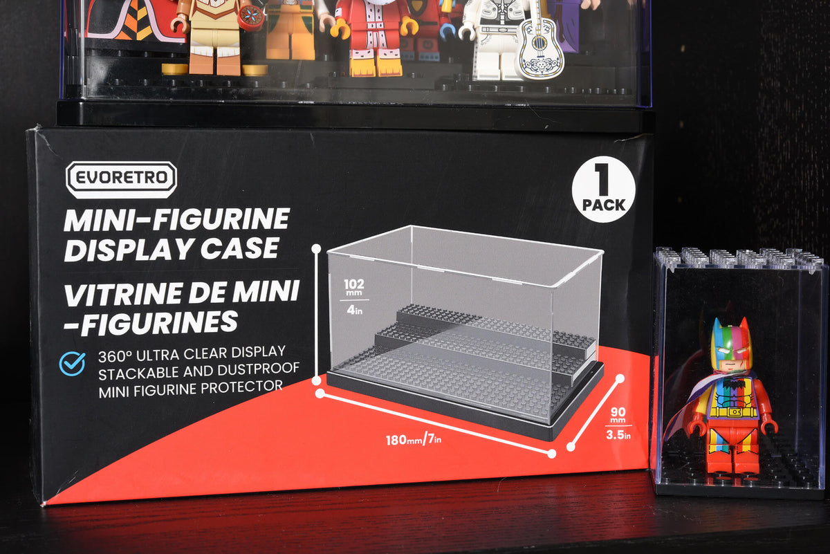 Lego Mini-figurine EVORETRO Display Case-4