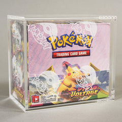EVORETRO Acrylic Case for Pokemon Booster Box with Magnetic Lid Pack of 1-6