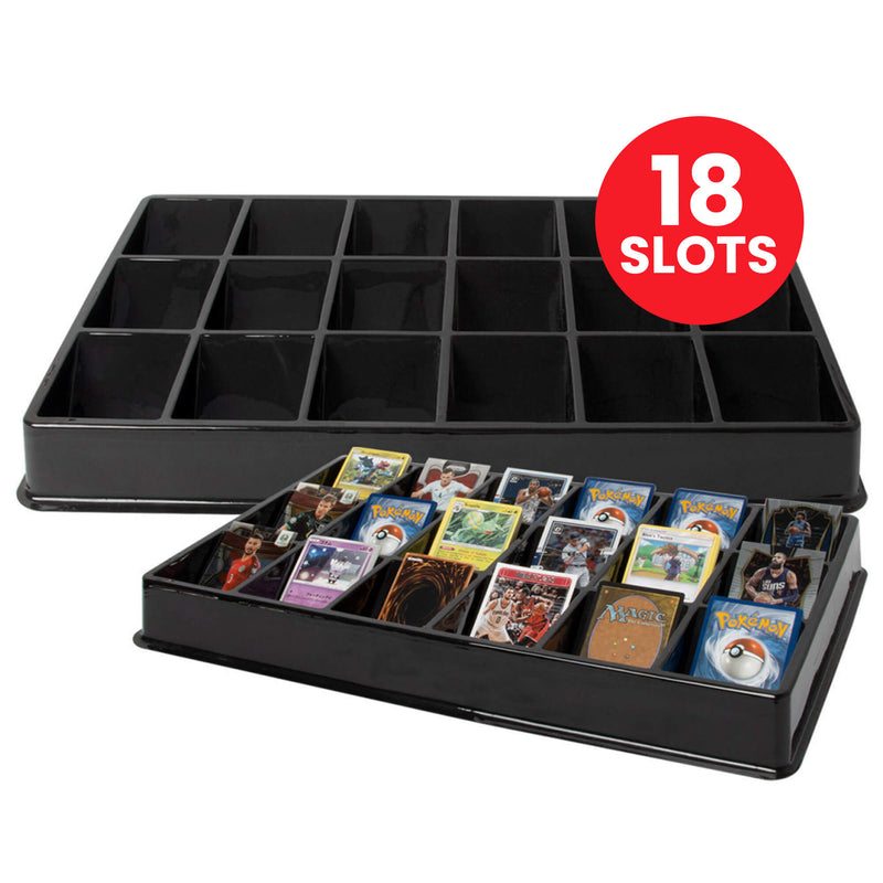 EVORETRO Card Sorting Tray – 18 Slots (Pack of 5)-1