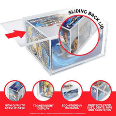 Pokemon Booster Box w/ Sliding Lid Anti-UV - EVORETRO Acrylic Protector 4.0MM-6