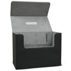 EVORETRO Magnetic Card Holder - 180+ Toploaders or 500+ Trading Cards | Black/Grey-7