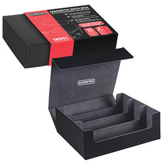 EVORETRO Magnetic Card Deck Storage Box - Holds 1800 Cards-1