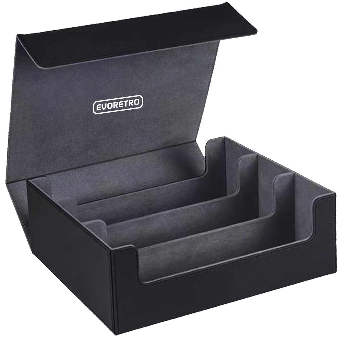 EVORETRO Magnetic Card Deck Storage Box - Holds 1800 Cards-5