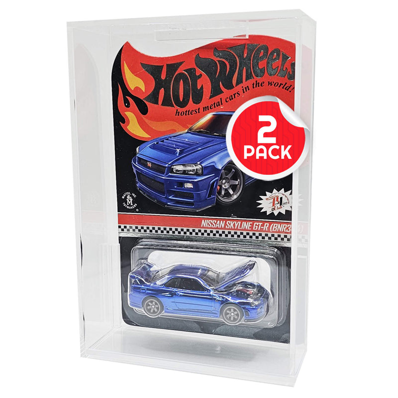 EVORETRO Acrylic Hot Wheels Mainline Protectors - 2 Pack-1