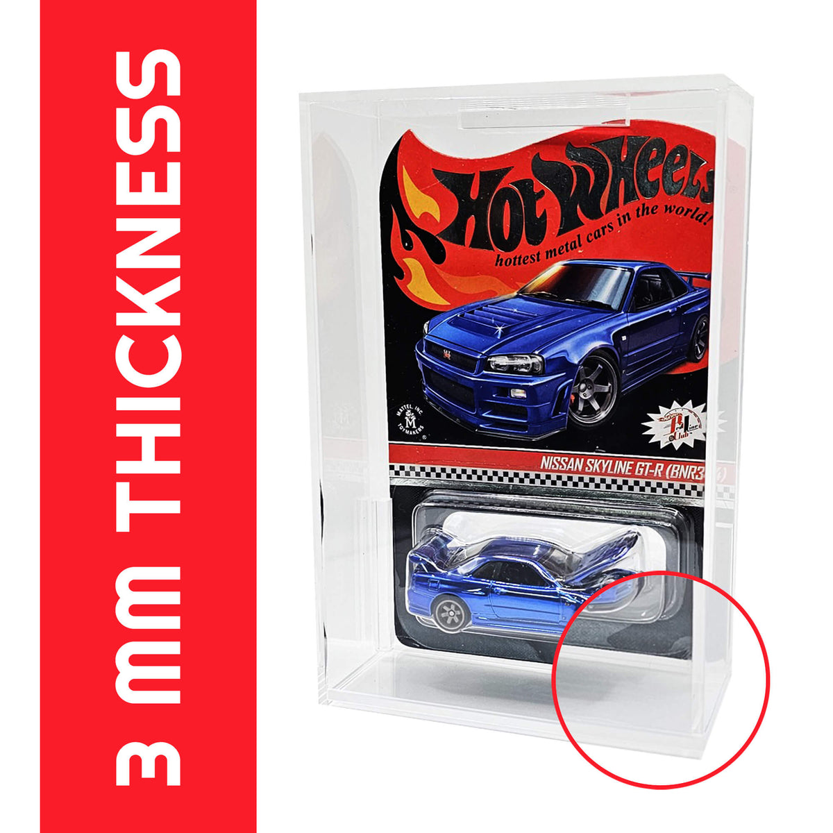 EVORETRO Acrylic Hot Wheels Mainline Protectors - 2 Pack-12