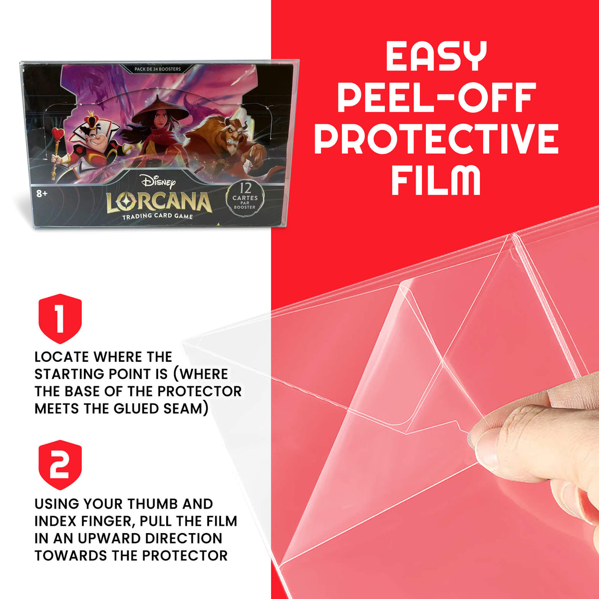 Protector for Lorcana 24 pack booster pack of 5-5