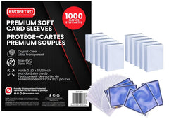 EVORETRO Premium Soft Card Sleeves - Pack of 1000-1