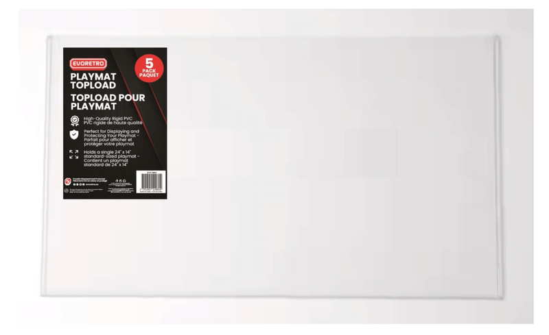 EVORETRO Playmat Topload Holder 24x14 Pack of 5-4
