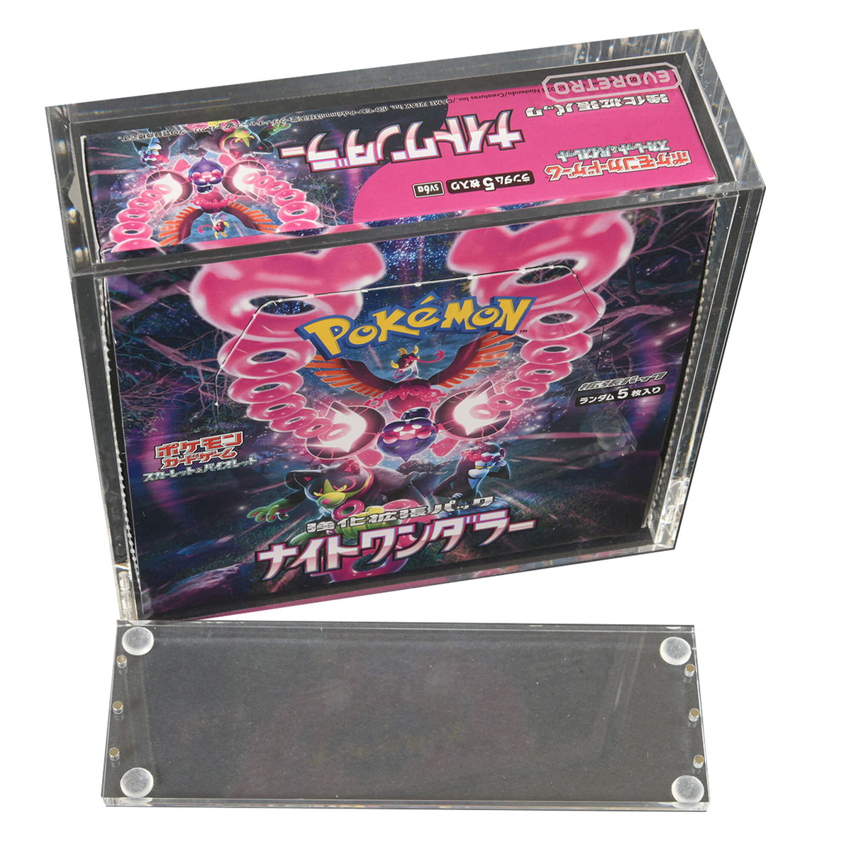Japanese Large Booster Box EVORETRO Acrylic Case Magnetic Display-2