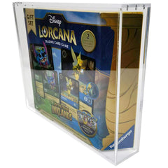 1x Lorcana Gift Set EVORETRO Display Case – 5mm Acrylic, Magnetic Lid-1