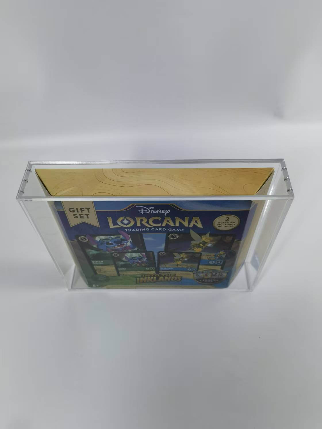1x Lorcana Gift Set EVORETRO Display Case – 5mm Acrylic, Magnetic Lid-6
