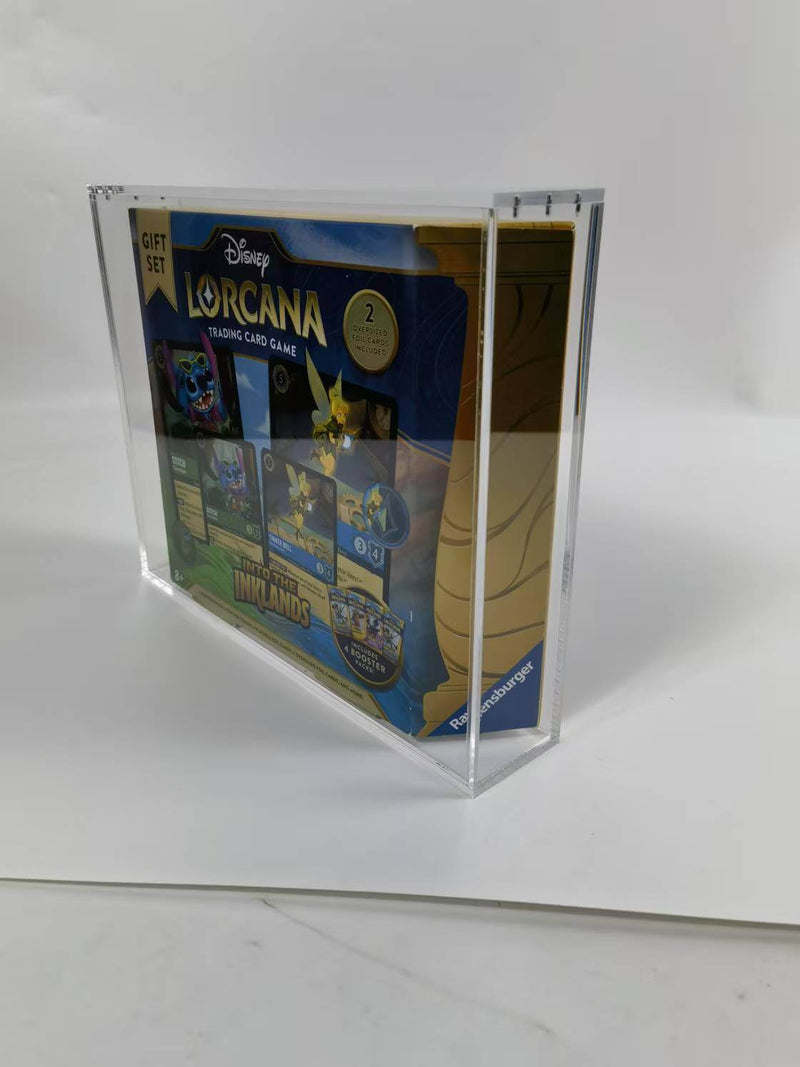 1x Lorcana Gift Set EVORETRO Display Case – 5mm Acrylic, Magnetic Lid-5