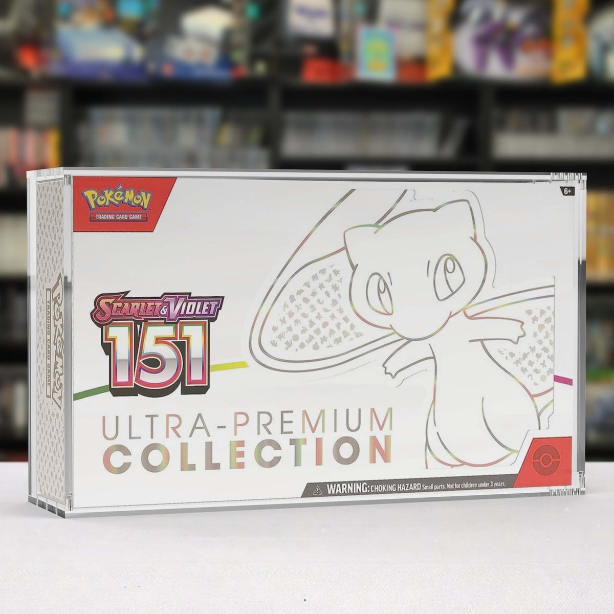 EVORETRO Acrylic Case Display for Pokemon 151 Scarlet Mega Charizard EX & Violet Ultra-Premium Collection Box-5