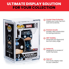 EVORETRO Acrylic Case Display for Standard size 4" Funko Pop Pack of 1-30