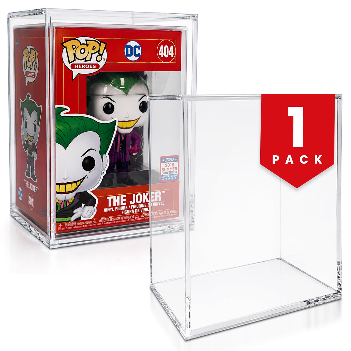 EVORETRO Acrylic Case Display for Standard size 4" Funko Pop Pack of 1-32