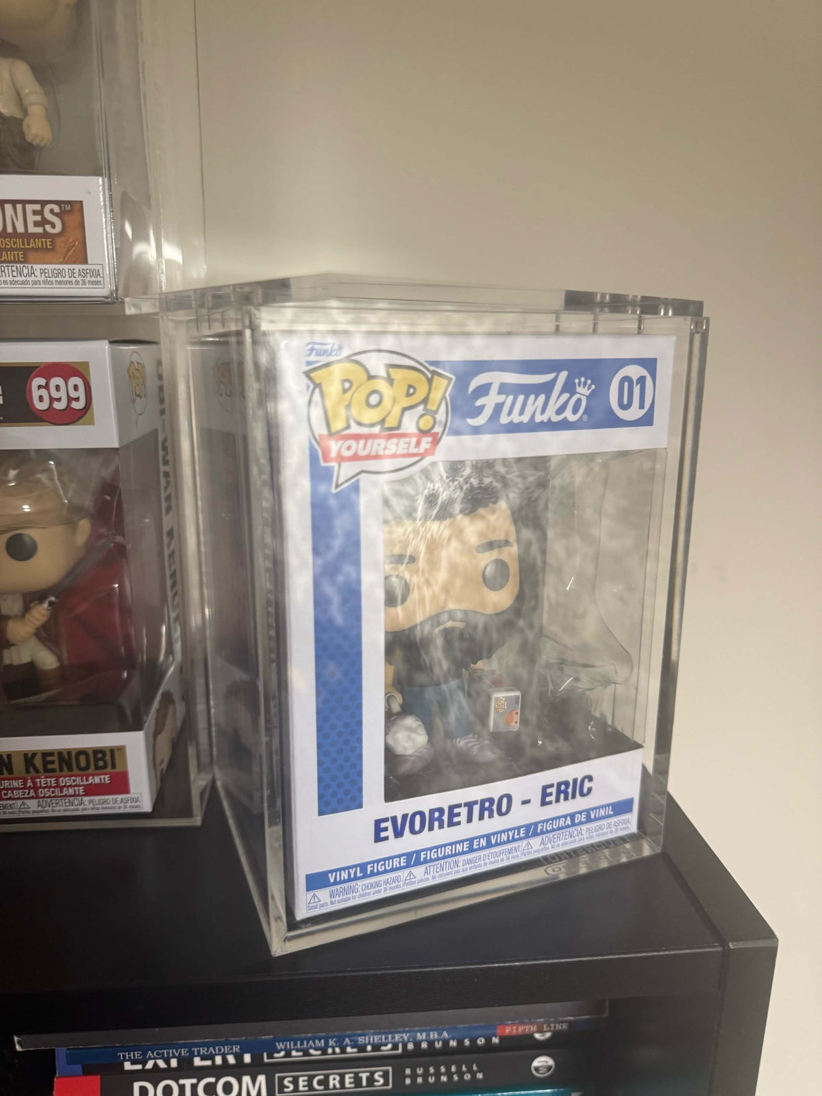 EVORETRO Acrylic Case Display for Standard size 4" Funko Pop Pack of 1-10