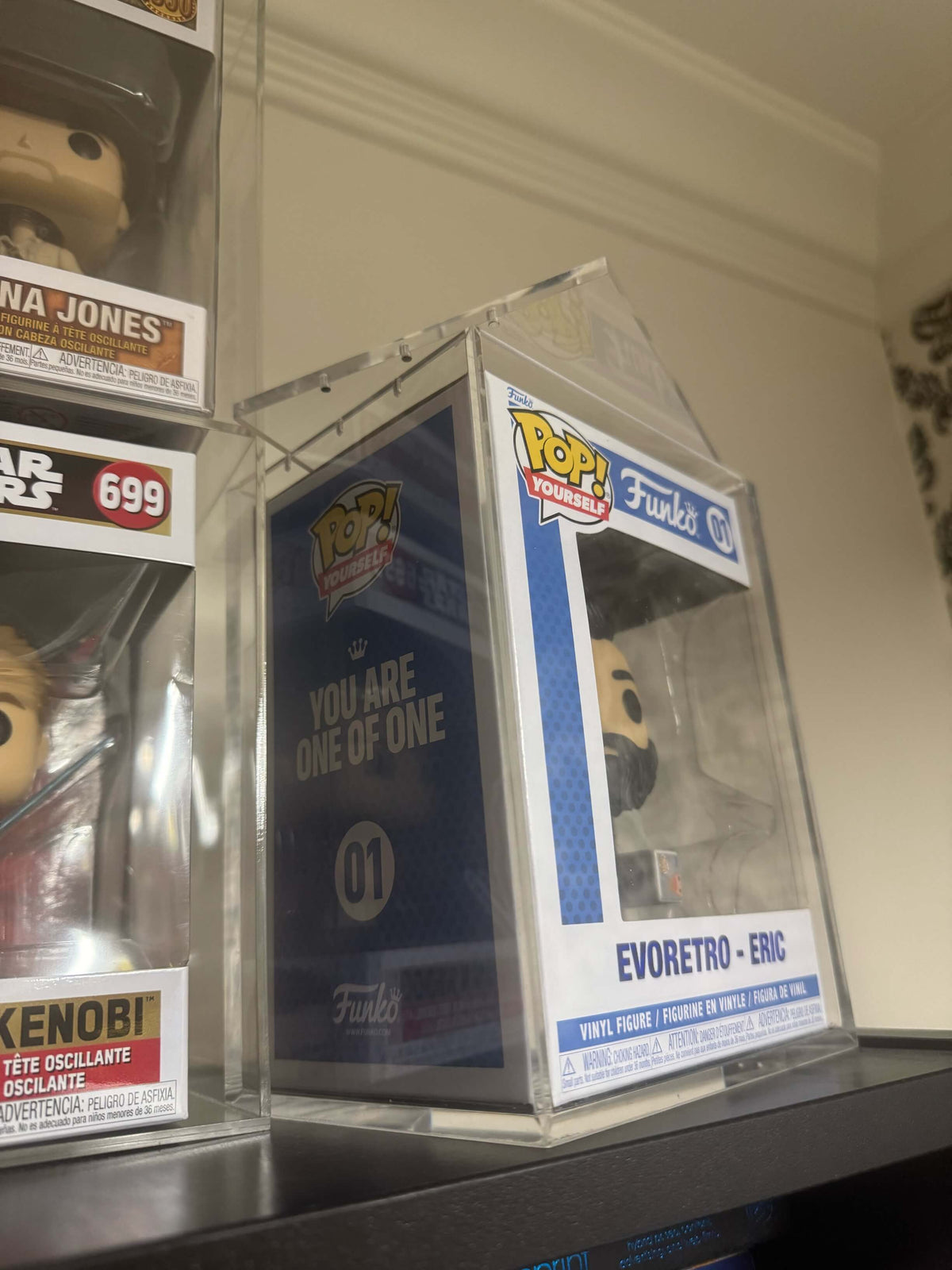 EVORETRO Acrylic Case Display for Standard size 4" Funko Pop Pack of 1-11