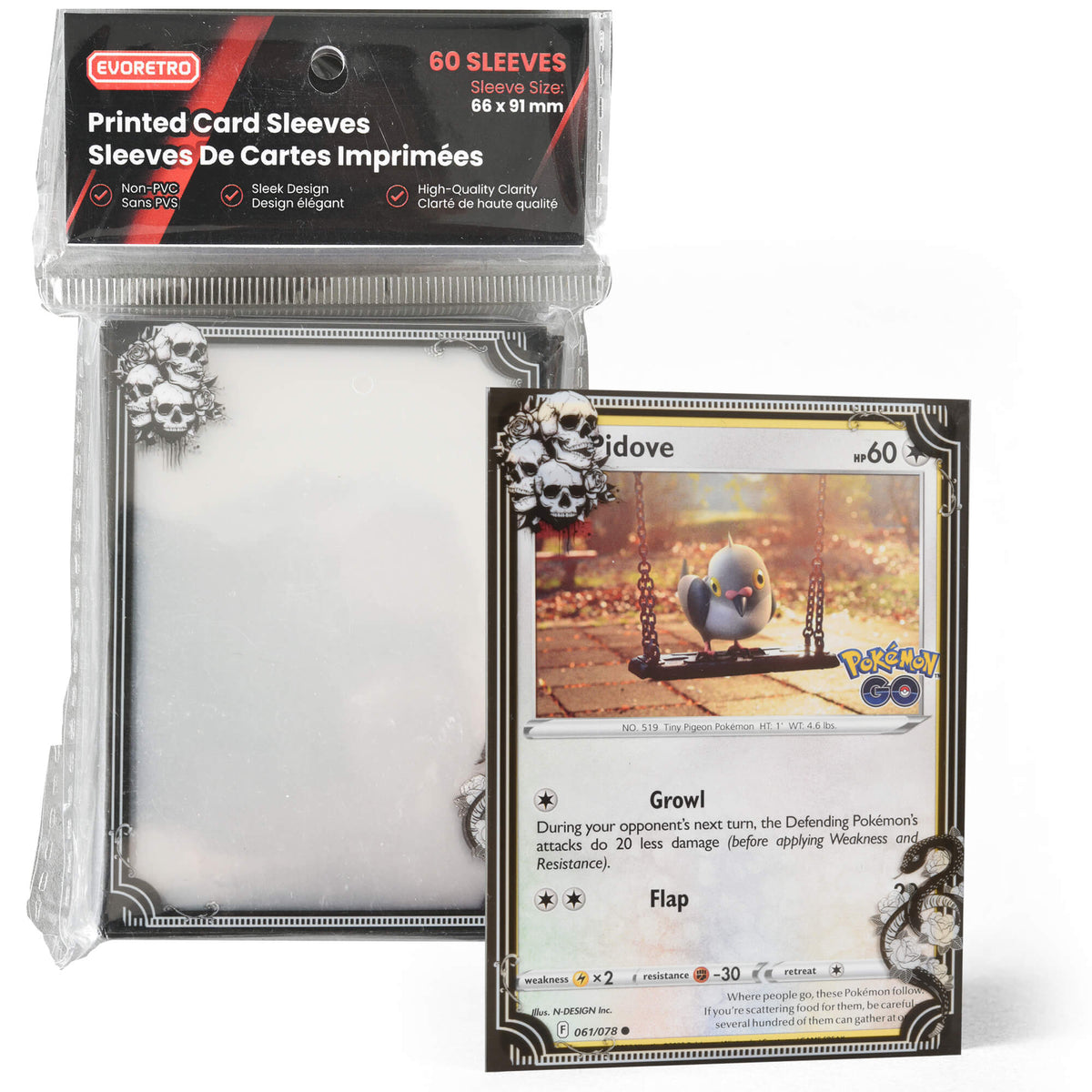 EVORETRO Printed TCG Card Sleeves – Themed Designs for Pokémon, MTG & More-14