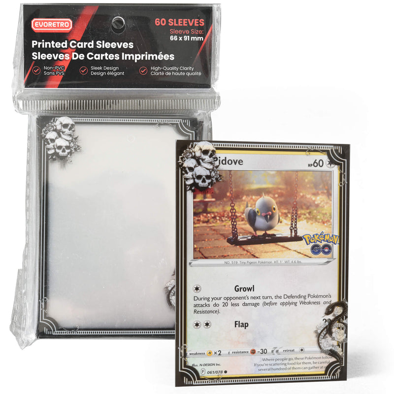EVORETRO Printed TCG Card Sleeves – Themed Designs for Pokémon, MTG & More-14