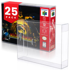 Nintendo N64 SNES Super Nintendo (Game Box) EVORETRO PET Protectors - Pack of 25-1