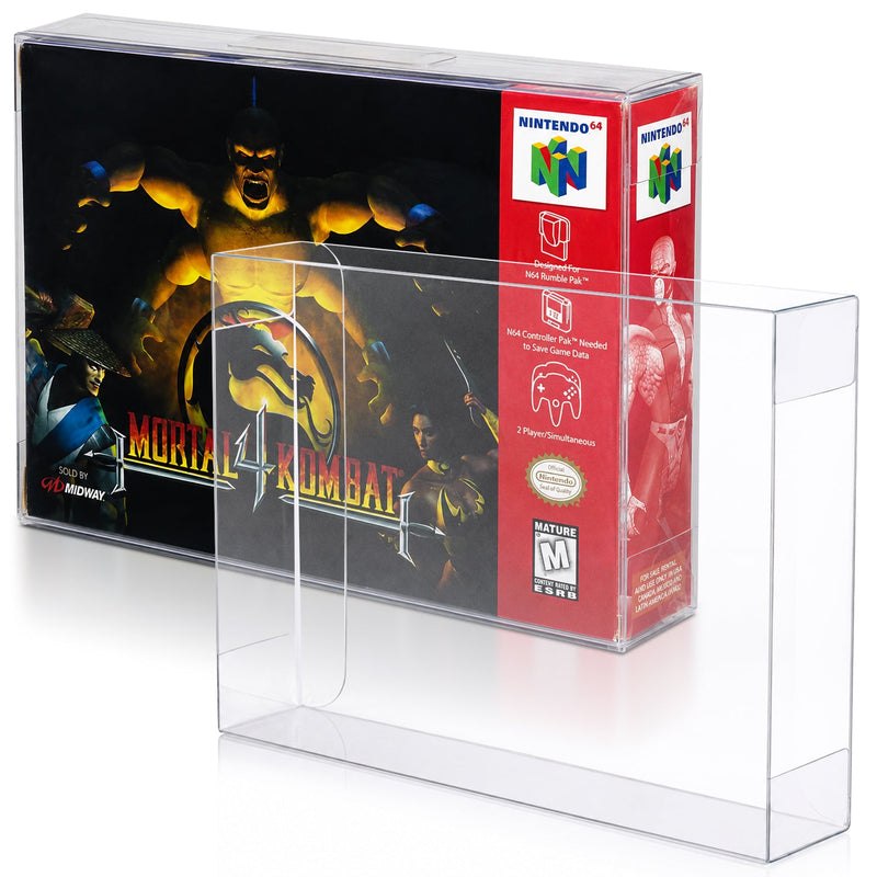 Nintendo N64 SNES Super Nintendo (Game Box) EVORETRO PET Protectors - Pack of 25-6
