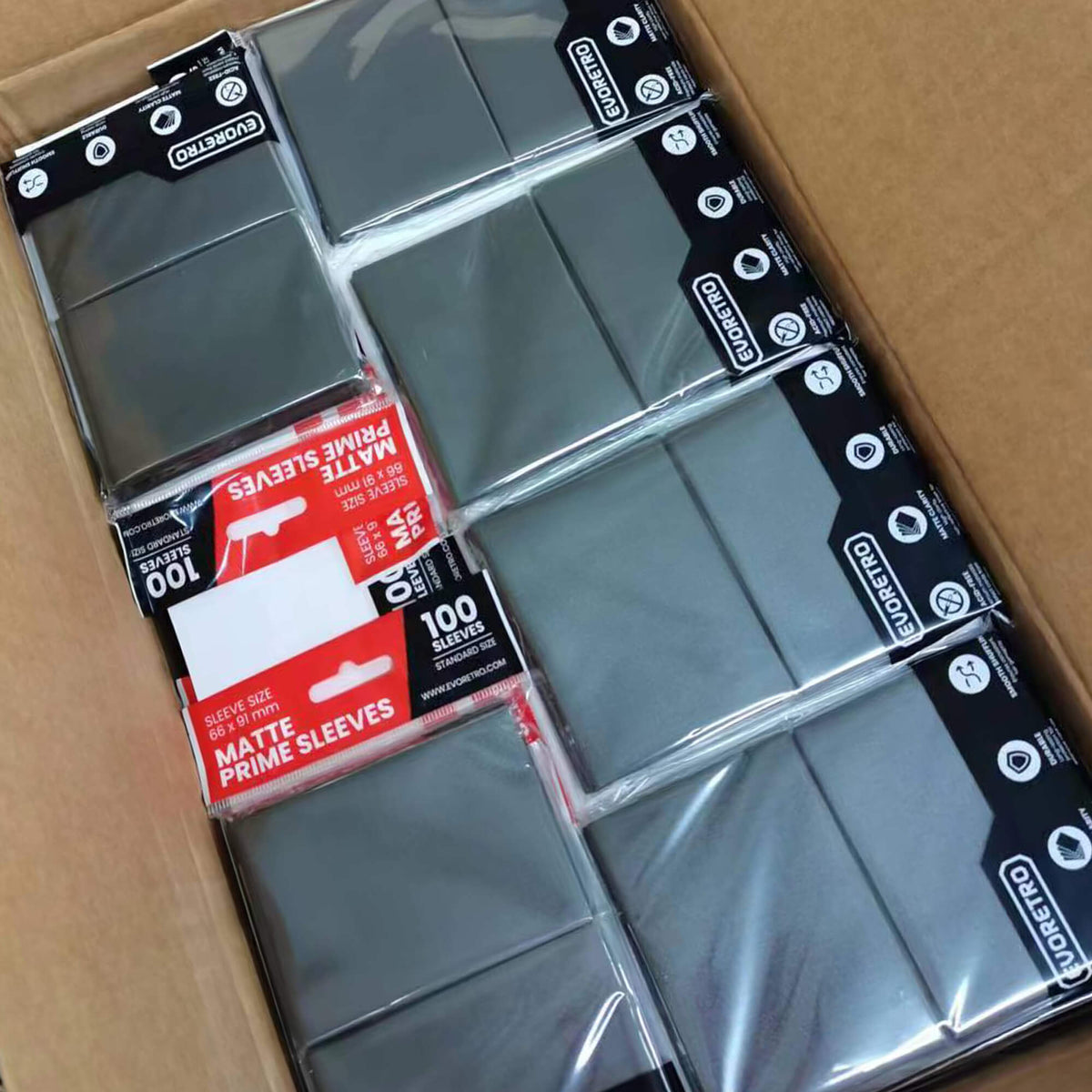 EVORETRO Matte Card Sleeves Standard Size Glare-Free-3