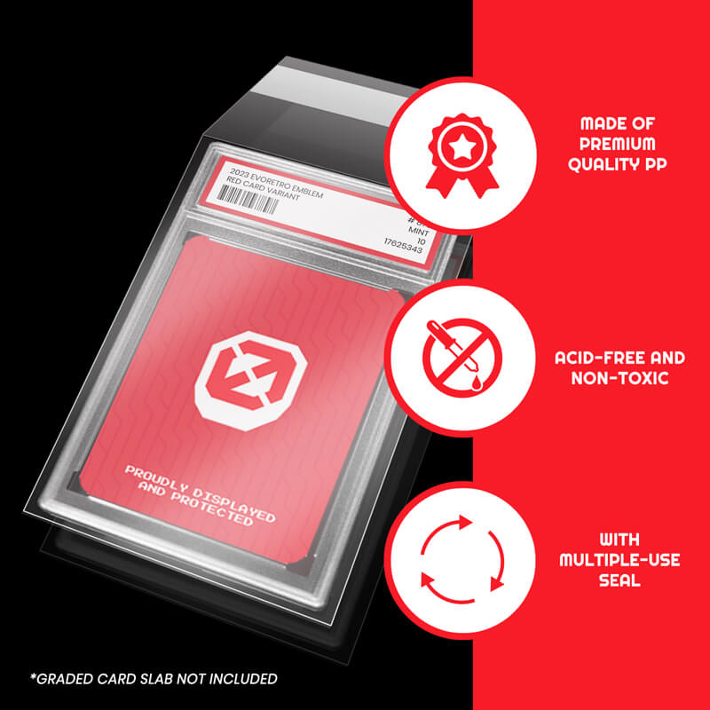 EVORETRO Graded Card Sleeves for PSA-6