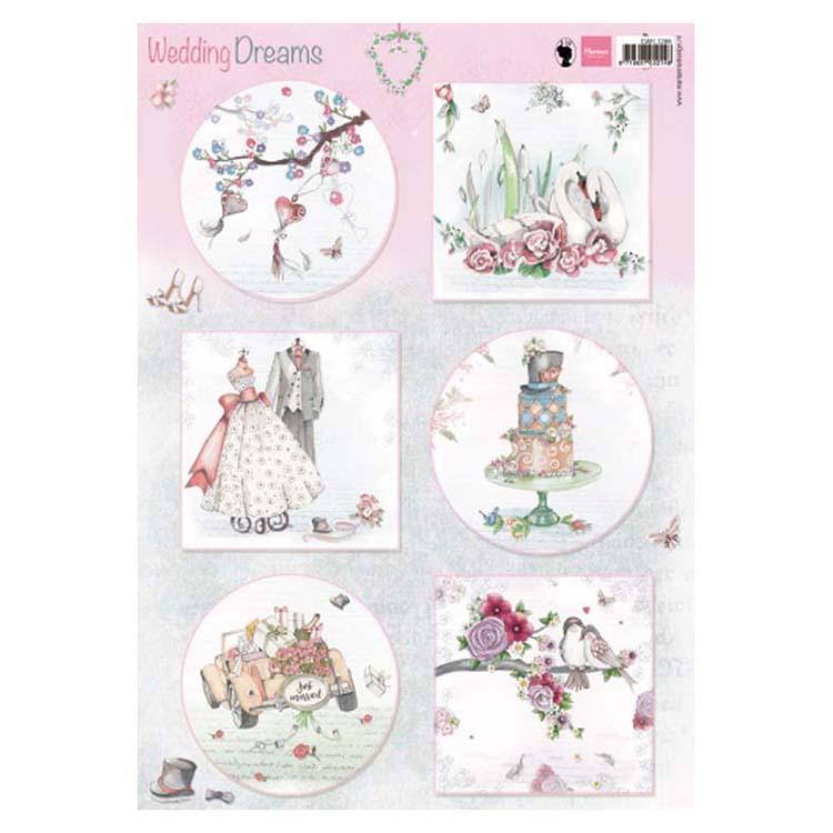 Marianne Design Cutting Sheet Wedding Dreams-1