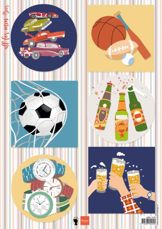 Cutting Sheet All For Men - Beer A4-1