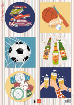 Cutting Sheet All For Men - Beer A4-1
