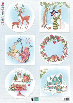 Christmas Wishes Deer A4 Cutting Sheet-1