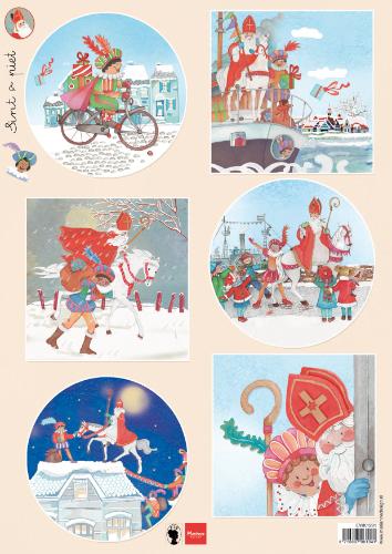 Sint En Piet A4 Cutting Sheet-1