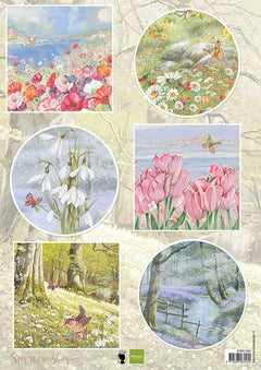 Marianne Design A4 Cutting Sheet - Spring Wishes - Butterflies-1