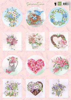 Marianne Design A4 Cutting Sheet - Els Mini's - Summertime-1