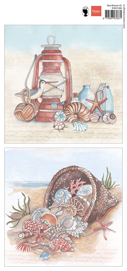 Marianne Design XL Cutting Sheet - Sea Breeze-1