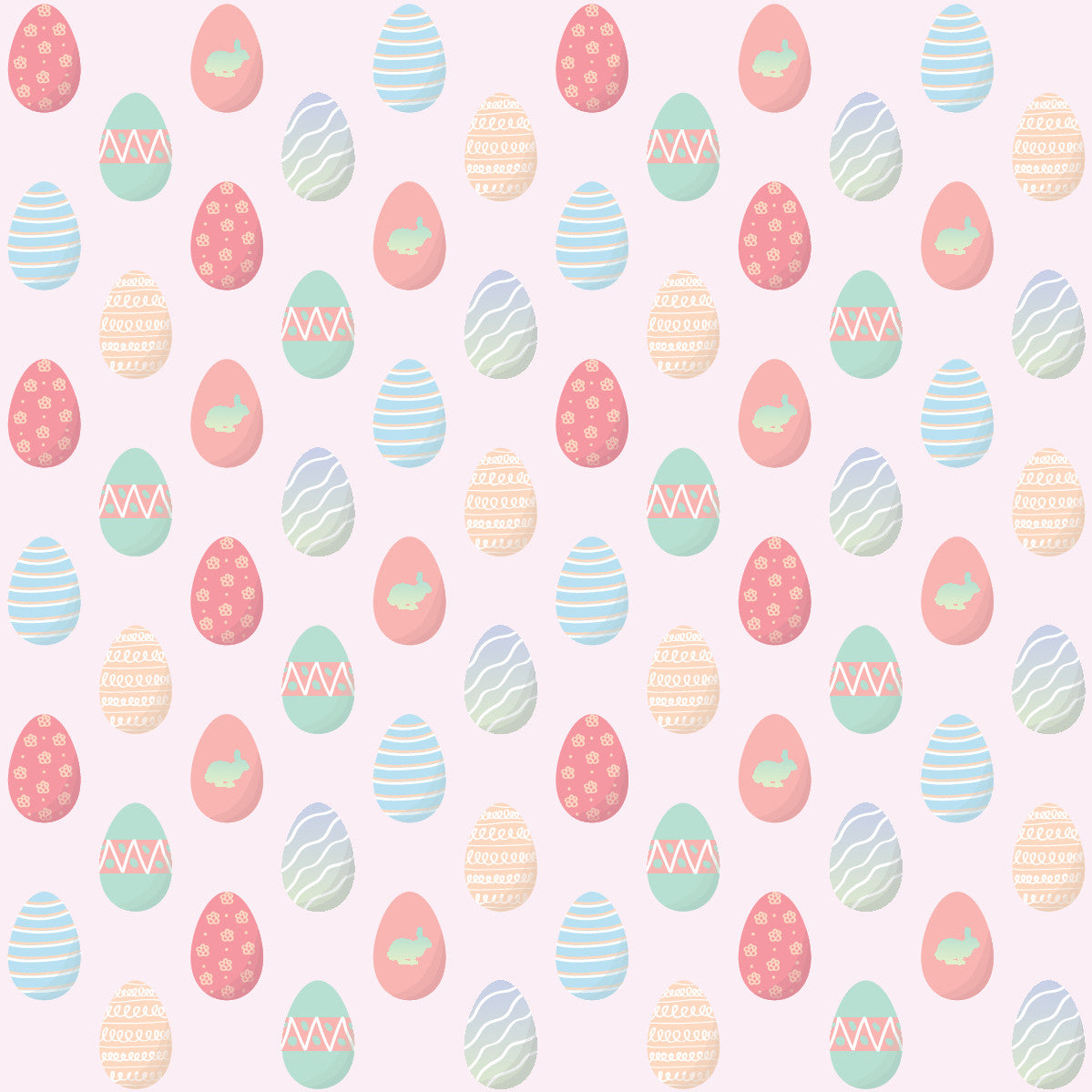 Easter Eggs Adhesive Vinyl #2-1