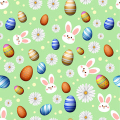 Easter Eggs Rabbit Adhesive Vinyl-1