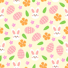 Easter Eggs Rabbit 2 Adhesive Vinyl-1