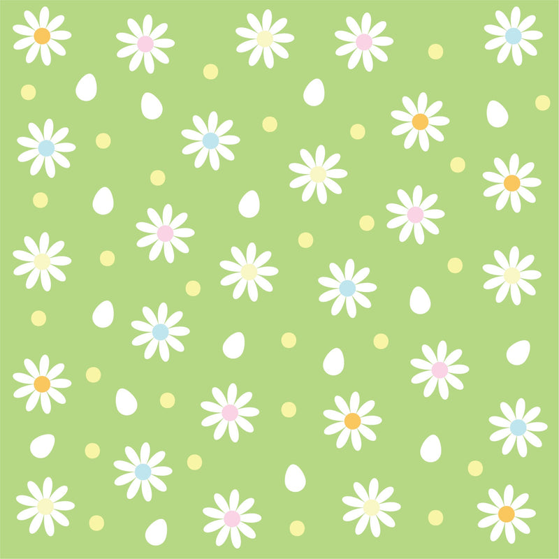 Easter Flowers Adhesive Vinyl-1