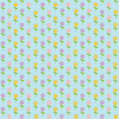 Easter Flowers Adhesive Vinyl #2-1