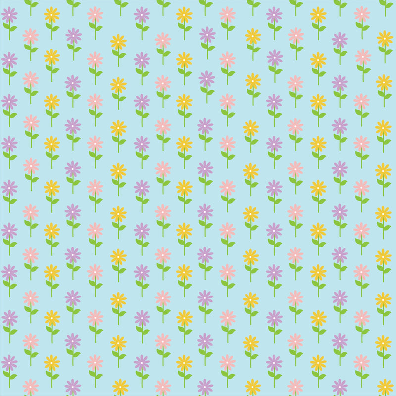 Easter Flowers Adhesive Vinyl #2-1