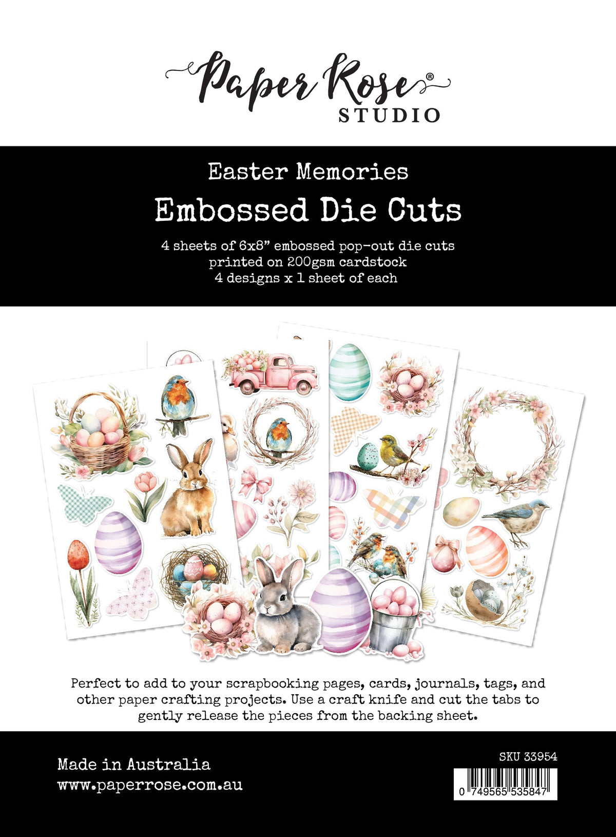 Easter Memories Embossed Die Cuts 33954-1