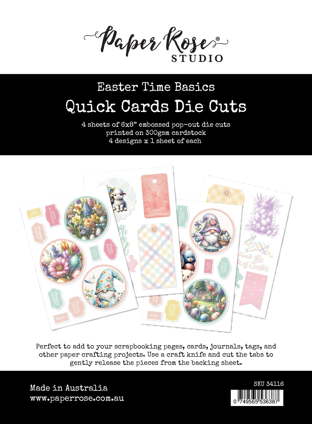 Easter Time Basics Quick Card Die Cuts 34116-1