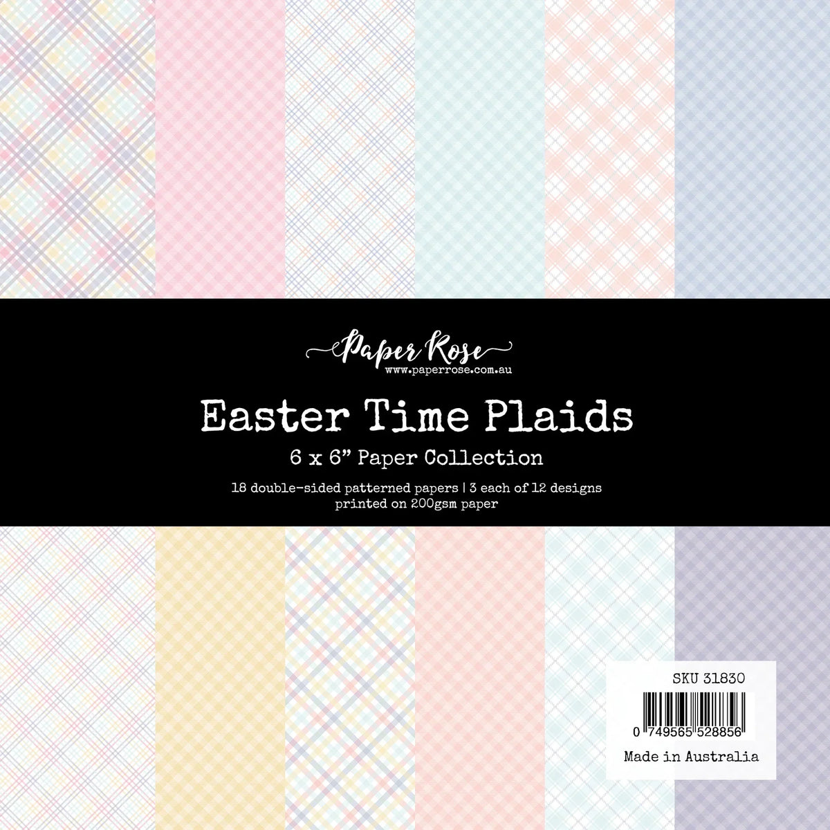 Easter Time Plaids 6x6 Paper Collection 31830-1