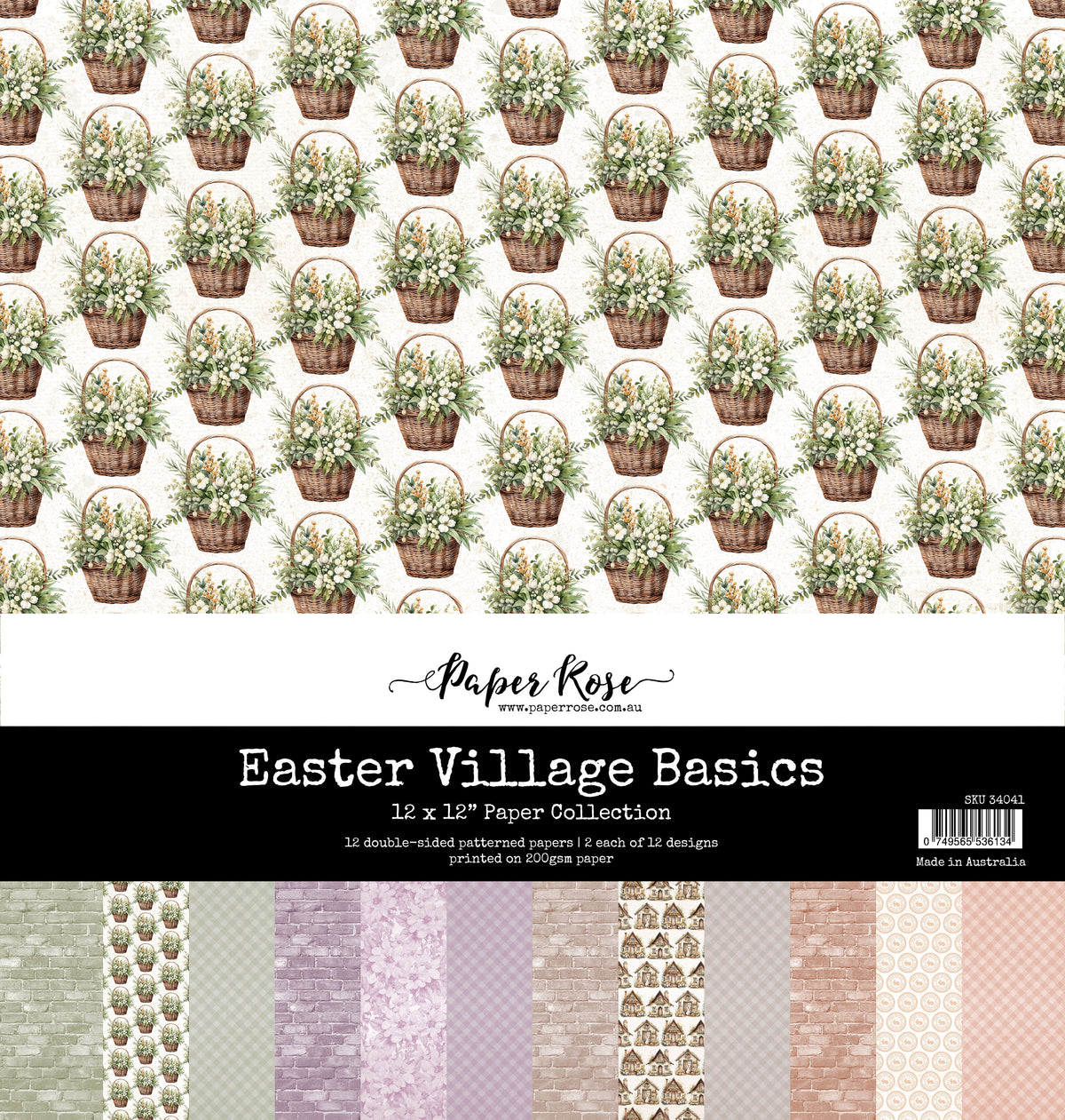 Easter Village Basics 12 x 12 Paper Collection 34041-1