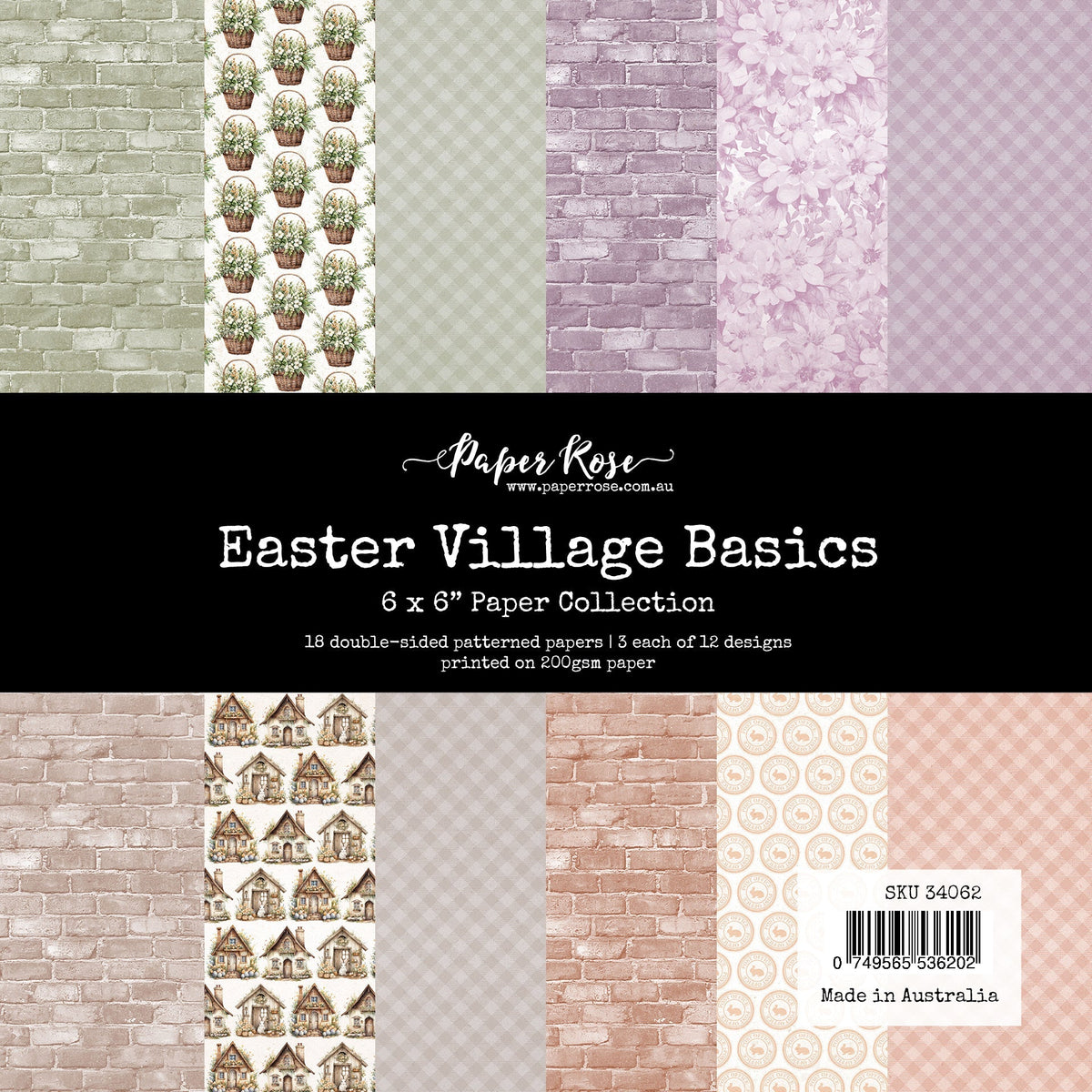 Easter Village Basics 6 x 6 Paper Collection 34062-1