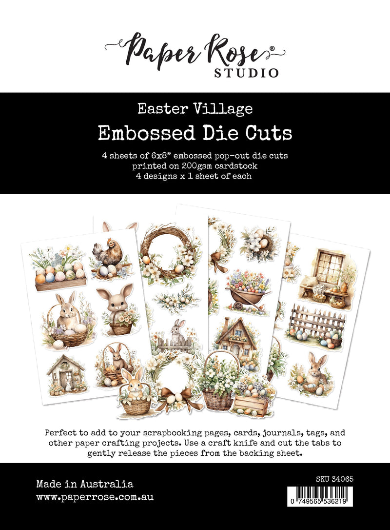 Easter Village Embossed Die Cuts 34065-1