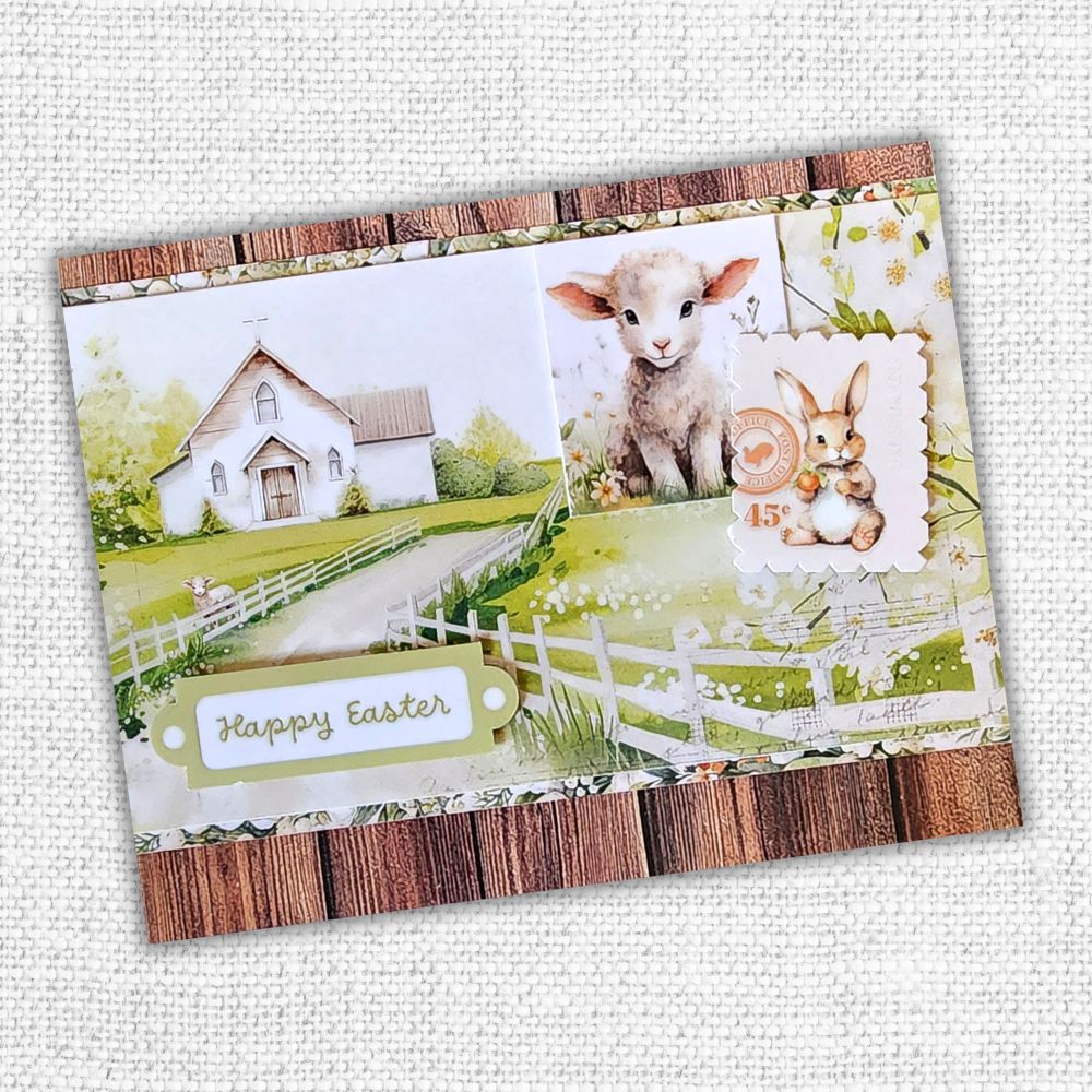 Easter Village Papercuts Cardmaking Kit 34131-2